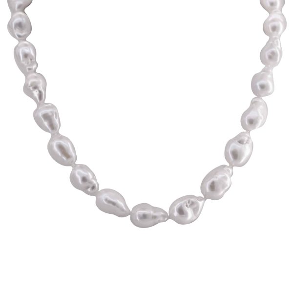 Collana di perle Scaramazza e chiusura in oro 18kt
