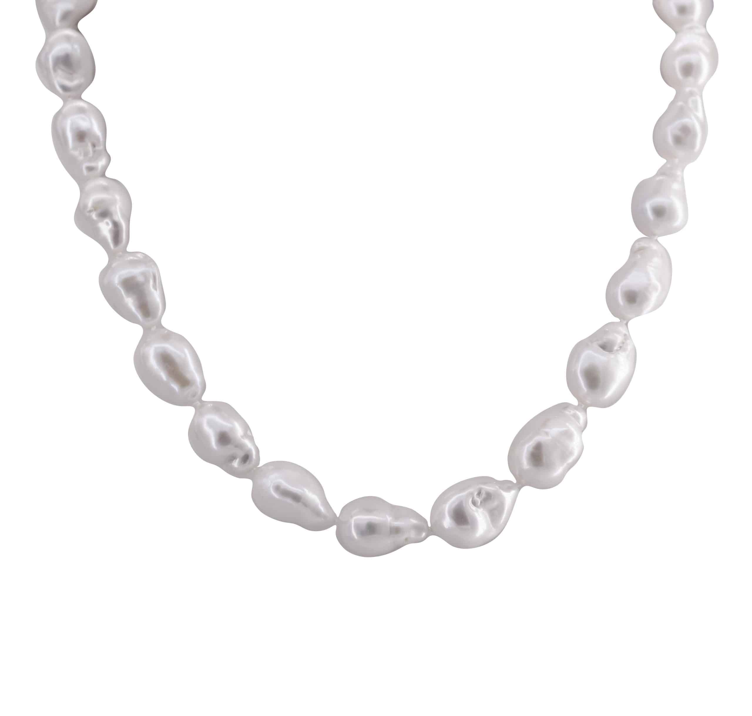 Collana di perle Scaramazza e chiusura in oro 18kt
