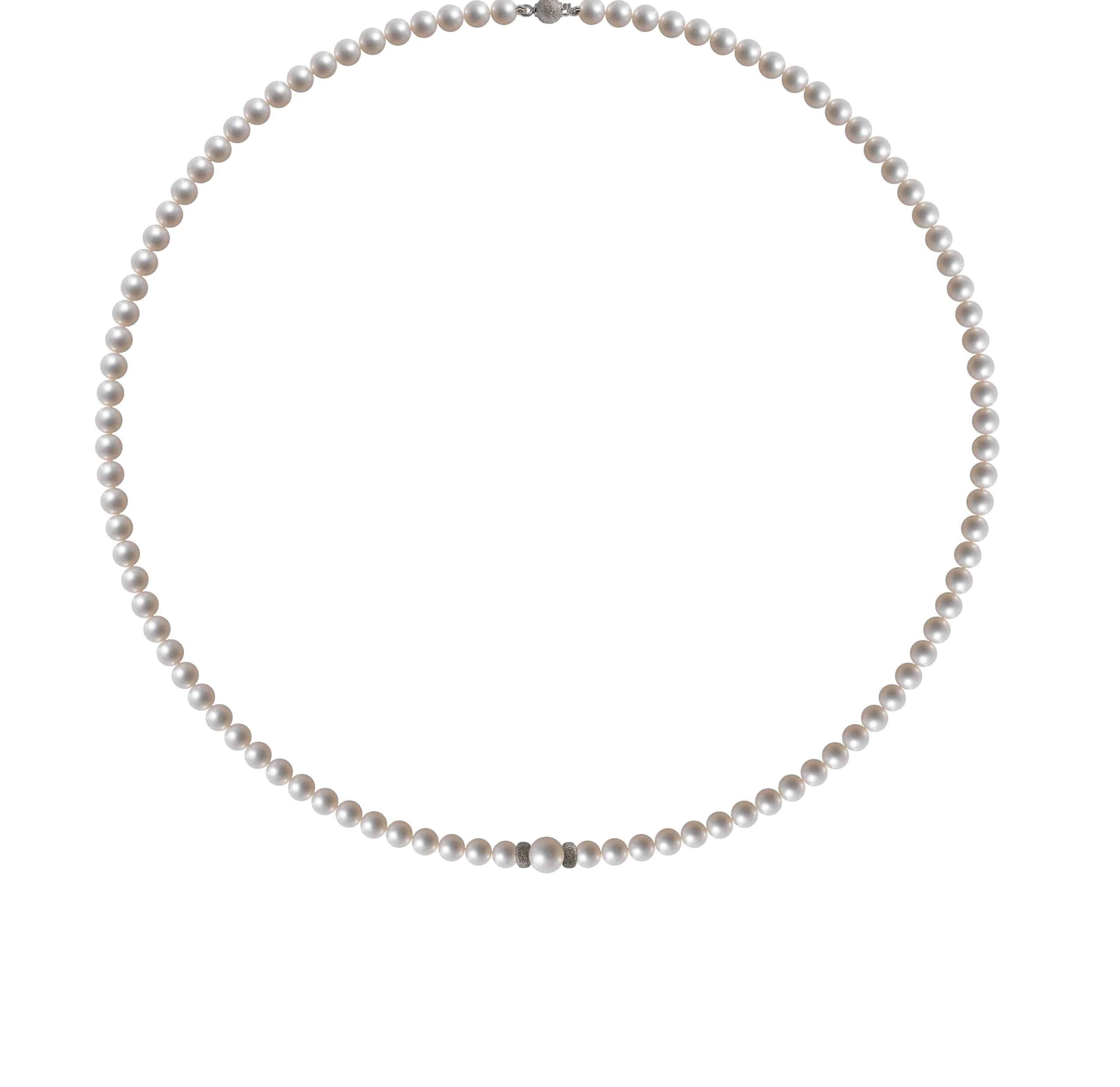 Collana Perle naturali ed oro 18kt B25