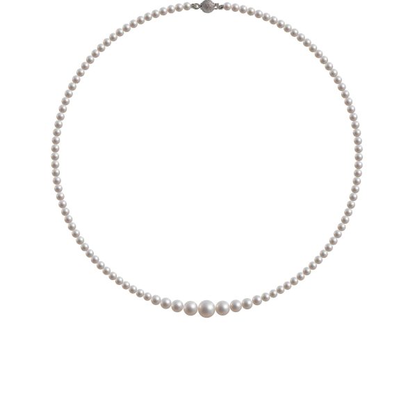 Collana perle naturali ed oro 18kt   B54