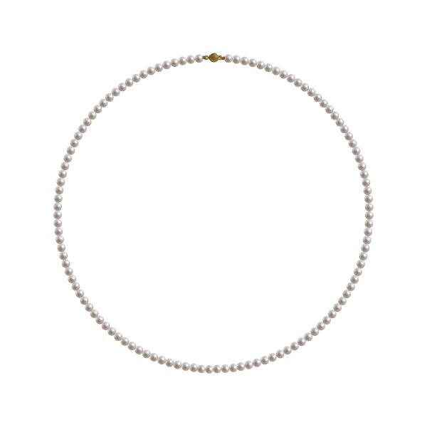 Collana di perle naturali e chiusura oro giallo18kt