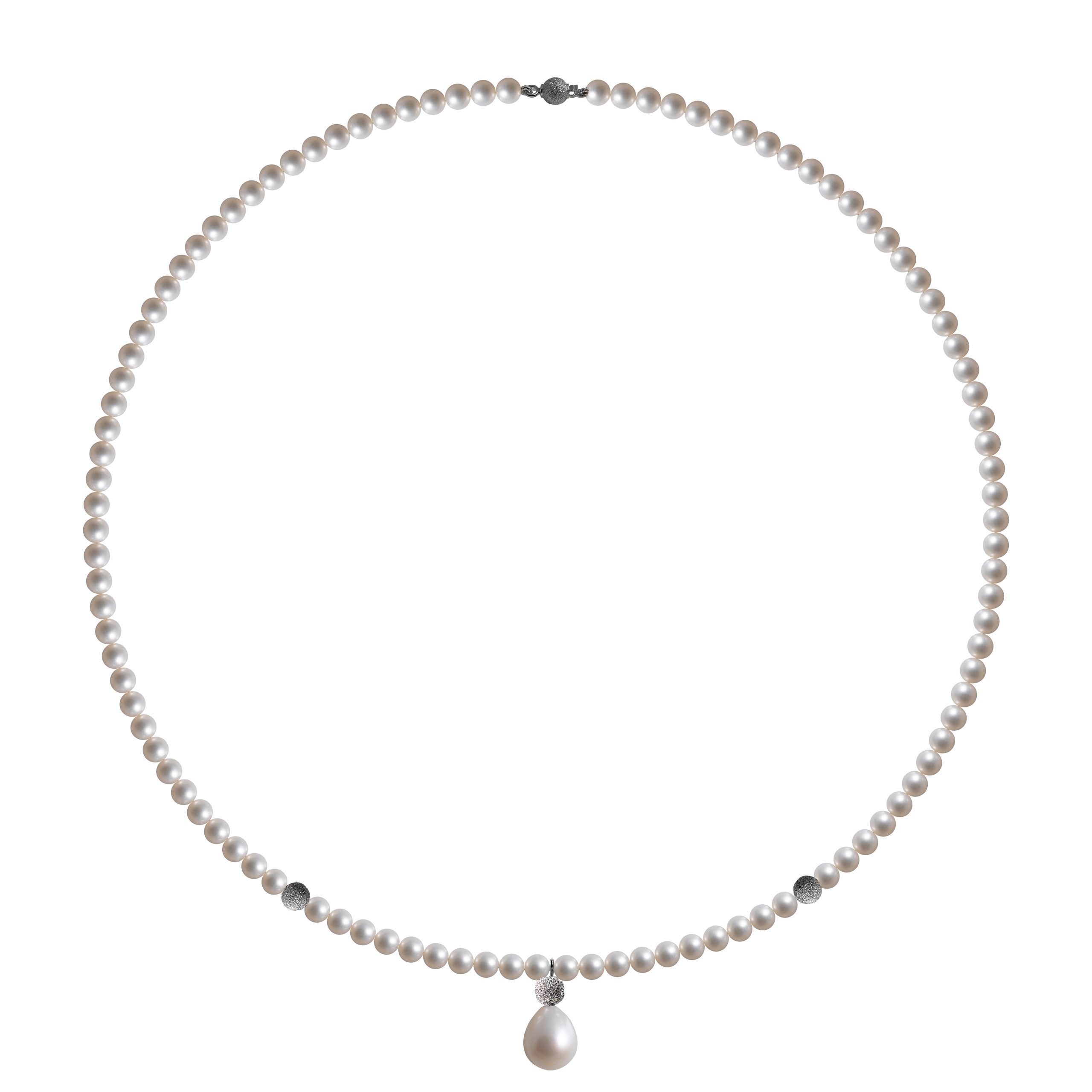 Collana Perle naturali ed oro 18kt B36